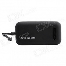 PORTWORLD GT02A Quadband GSM/GPS Positioning Anti-Theft Alarm Vehicle Tracker - Black