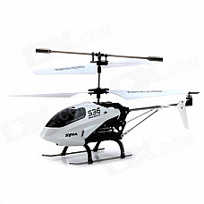 Syma S36 Aluminum Alloy + Plastic 2.4GHz 3-CH R/C Helicopter w/ Remote Control - White + Black