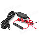 Step-down Voltage Regulator Cable w/ Fuse for Car GPS / DVR - Black