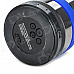 BT SPEAKER Super Bass Bluetooth 2.1+EDR MP3 Speaker w/ Microphone / FM Radio - Deep Blue + Black