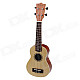 William 21" Sapele 4-String Ukulele - Brown