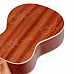 William 21" Sapele 4-String Ukulele - Brown