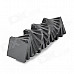 Square Shaped Ferrite Magnets for DIY - Black (20 x 20 x 4mm / 20 PCS)