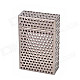 LAIFU 470 Skeleton Magnetic Aluminum Alloy Top Flip-open Cigarette Storage Case - Light Brown