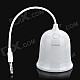 PUNUOSI Jingle Bell Shaped Rechargeable Amplifier Speaker - White