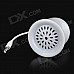 PUNUOSI Jingle Bell Shaped Rechargeable Amplifier Speaker - White