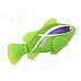 ROBO FISH Electric Water Activated Magical Fish Toy - Green + White + Purple (2 x L1154)