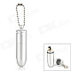 FS763A Mini Bullet Style Kerosene Lighter w/ Keychain - Silver