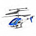 Stylish Aluminum Alloy 2-Channel R/C Helicopter w/ Remote Controller - Blue