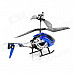 Stylish Aluminum Alloy 2-Channel R/C Helicopter w/ Remote Controller - Blue