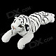 Cute Cartoon Tiger Style Plush Toy - White + Black