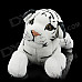 Cute Cartoon Tiger Style Plush Toy - White + Black