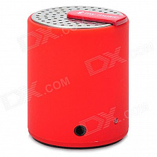 KTS-07 Stylish Mini Bluetooth V2.0 2.0W Stereo Speaker for Iphone / Ipad - Silver + Red + Black