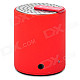 KTS-07 Stylish Mini Bluetooth V2.0 2.0W Stereo Speaker for Iphone / Ipad - Silver + Red + Black