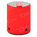 KTS-07 Stylish Mini Bluetooth V2.0 2.0W Stereo Speaker for Iphone / Ipad - Silver + Red + Black