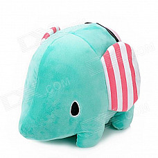 DX2302 Cute Circus Troup Elephant Plush Doll Toy - Green