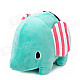 DX2302 Cute Circus Troup Elephant Plush Doll Toy - Green