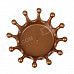 Creative Milk Crown Style Ashtray - Brown