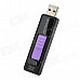 Genuine Transcend TS32GJF760 Sliding Type USB3.0 Flash Drive - Black + Purple (32GB)