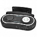 Car Bluetooth v3.0 Hands-Free Telephone System w/ Speaker / Microphone - Black