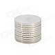 20 x 1.5mm Electrofacing Ferrite Magnet Ring - Silver (10 PCS)