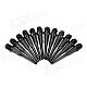 Safe Plastic Soft Dart Needles - Black (12 PCS)