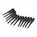 Safe Plastic Soft Dart Needles - Black (12 PCS)