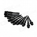 Safe Plastic Soft Dart Needles - Black (12 PCS)