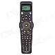 6-in-1 Multifunctional Universal Remote Control for TV + SAT + DVD + AUX + VCR - Black (3 x AAA)