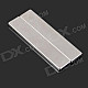 DIY Rectangular NdFeB Magnets - Silver (50 × 10 × 2.5 mm / 2PCS)