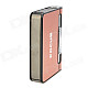 landie 002 Creative Automatic Cigarette Case w/ Butane Gas Lighter - Pink