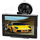 BT-504 5.0" Resistive Screen WinCE 6.0 Car GPS Navigator w/ European Map / 4GB TF - Black