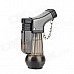 2000 Centigrade Double Blue Flame Butane Jet Torch Lighter w / Keychain - Translucent Black