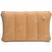 Inflatable Flocking Fabric Protective Waist Cushion - Brown