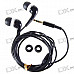 SM-688 Noise Isolation In-Ear Stereo Earphones (3.5mm Jack/108cm Cable)