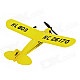 HL803 Drop Resistant 27MHz 2-CH R/C Glider w/ Remote Control - Yellow (6 x AA)