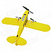 HL803 Drop Resistant 27MHz 2-CH R/C Glider w/ Remote Control - Yellow (6 x AA)