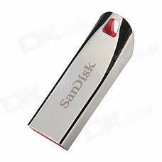 SANDISK Z71 USB 2.0 Flash Drive - Silver + Red (16GB)