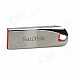 SANDISK Z71 USB 2.0 Flash Drive - Silver + Red (16GB)