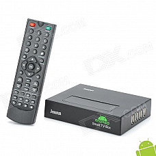 Jesurun A19 Android 4.2.2 Dual Core TV Box Media Player w/ HDMI / AV / VGA / USB Host - Black