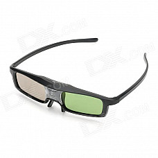 RQ401 340mAh Universal 3D Active Shutter Glasses w/ Micro USB Cable for Projector - Black