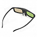 RQ401 340mAh Universal 3D Active Shutter Glasses w/ Micro USB Cable for Projector - Black