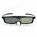 RQ401 340mAh Universal 3D Active Shutter Glasses w/ Micro USB Cable for Projector - Black