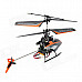 MingJi 301C 4-CH IR Remote Control Helicopter w/ Gyroscope - Orange + Black + Grey