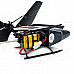 MingJi 301C 4-CH IR Remote Control Helicopter w/ Gyroscope - Orange + Black + Grey