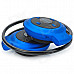 Mini-503 Bluetooth V2.1+ EDR Stereo Behind-the-Neck Headphone - Black + Blue