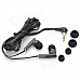 KEENION E810 Super Bass In-Ear Earphone - Black + Deep Grey