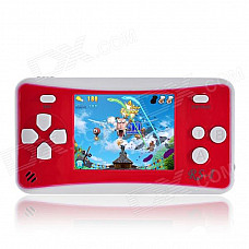 2.5" Handheld Game Console w/ Speaker / Built-in Games - Red + White (256M / 3 x AAA)