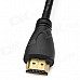 Universal HDMI V1.4 HDMI Male to Male Connection Cable - Black (1500cm)
