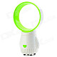 ZHISHAGN HQS-G102178 USB Powered Bladeless Fan - Green + White